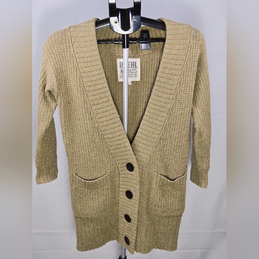 Y2K Ruehl 925 Heritage Lagenlook Cottagecore Academia Angora Blend Cardigan, S‎